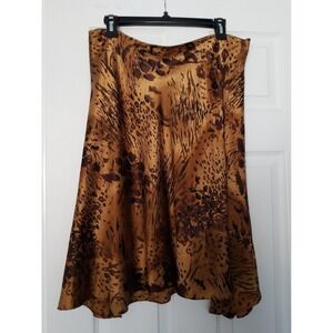 Lillie Rubin Womans Silk Skirt Size 14 Above the knee